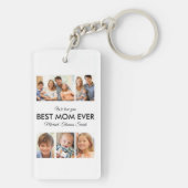 Beste Moederdag van de Fotocollage van Mam Ever Sleutelhanger (achterkant)
