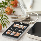 Beste Moederdag van de Fotocollage van Mam Ever Sleutelhanger (Voorkant Rechts)