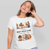 Beste Moederdag van de Fotocollage van Mam Ever T-shirt