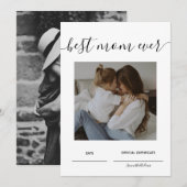 Beste Moederdag van het Certificaat van de Mam ooi Kaart (Voorkant / Achterkant)