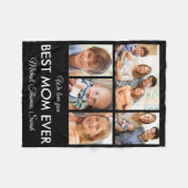 Beste Moederdag van Mam Ever Foto Collage Fleece Deken (Voorkant (Horizontaal))