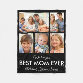Beste Moederdag van Mam Ever Foto Collage Fleece Deken