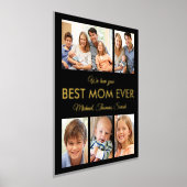 Beste Moederdag van Mam Ever Foto Collage Folie Afdrukken (Laagn)