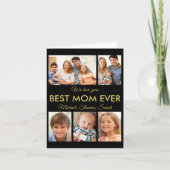 Beste Moederdag van Mam Ever Foto Collage Kaart (Voorkant)