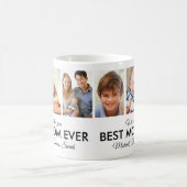Beste Moederdag van Mam Ever Foto Collage Koffiemok (Center)