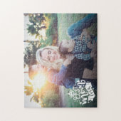 Beste Moederdag van mam ooit White Quote Foto Gift Legpuzzel (Verticaal)