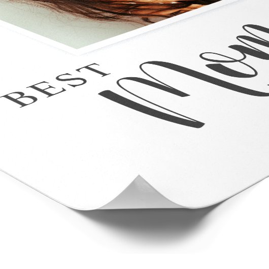 Beste Moederdag van Mam, Poster Foto (Hoek)