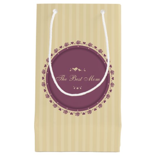 Beste Moederdag van mama | Gift Bag Klein Cadeauzakje (Voorkant)