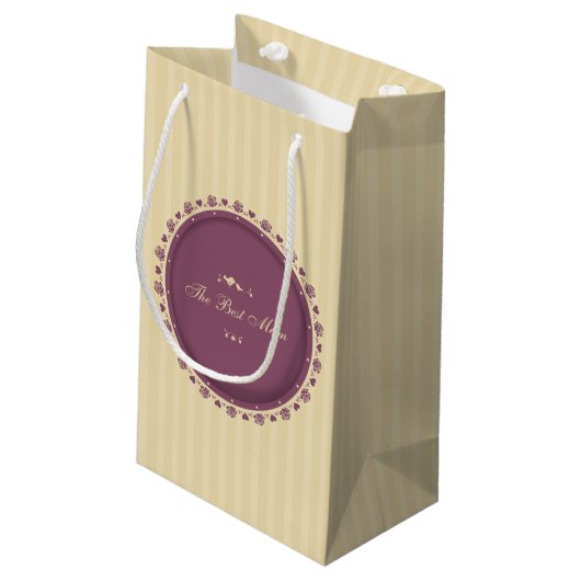 Beste Moederdag van mama | Gift Bag Klein Cadeauzakje (Achterkant Gekanteld)