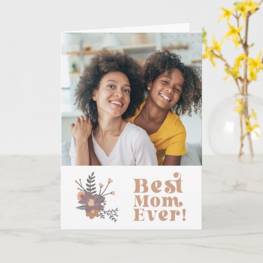 Beste Moederdag voor mama Kaart (Gele Bloem)