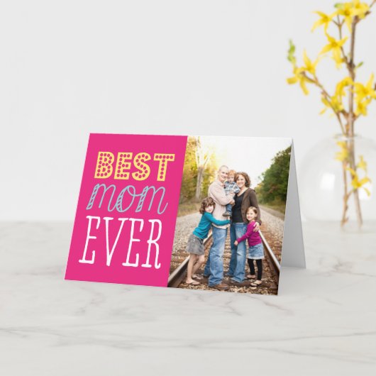 Beste Moederdag voor mama Kaart (Gele Bloem)