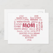 Beste moederkwaliteiten en moederkenmerken Invi Briefkaart (Voorkant / Achterkant)