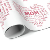 Beste moederkwaliteiten en moederkenmerken Invi Cadeaupapier (Rol Hoek)