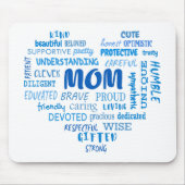 Beste moederkwaliteiten en moederkenmerken Invi Muismat (Voorkant)