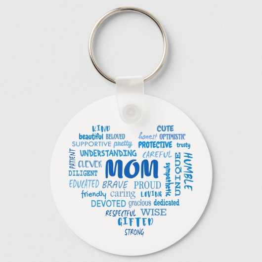 Beste moederkwaliteiten en moederkenmerken Invi Sleutelhanger (Voorkant)