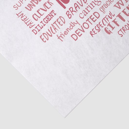 Beste moederkwaliteiten en moederkenmerken Invi Tissuepapier (Detail)