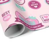 Beste moedermodel cadeaupapier (Rol Hoek)