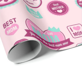 Beste moedermodel cadeaupapier