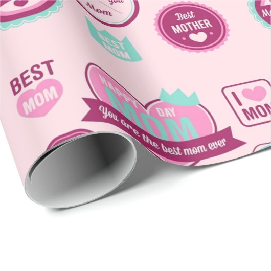 Beste moedermodel cadeaupapier (Rol Hoek)