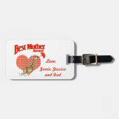 Beste moederonderscheiding bagagelabel (Voorkant horizontaal)