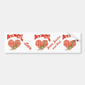 Beste moederonderscheiding bumpersticker (Voorkant)