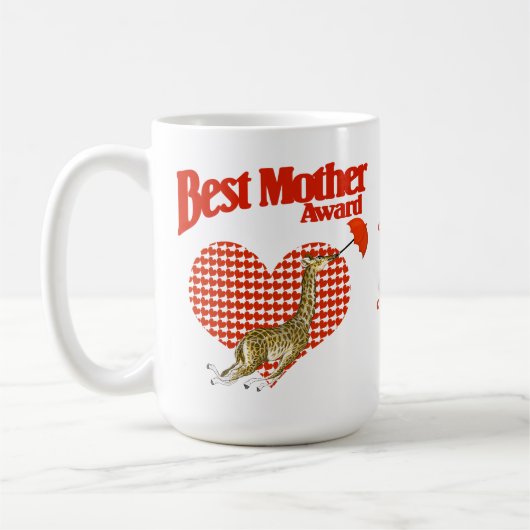 Beste moederonderscheiding koffiemok (Links)