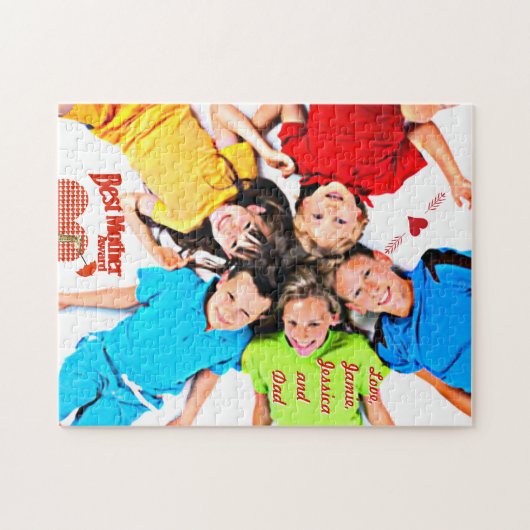 Beste moederonderscheiding legpuzzel (Horizontaal)