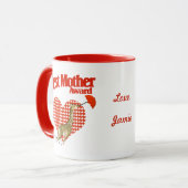 Beste moederonderscheiding mok (Voorkant links)