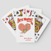 Beste moederonderscheiding pokerkaarten (Achterkant)