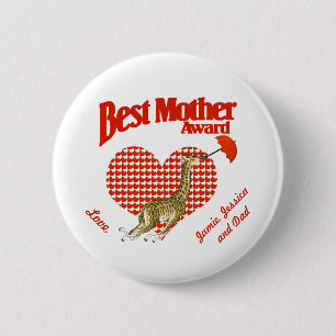 Beste moederonderscheiding ronde button 5,7 cm