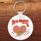 Beste moederonderscheiding sleutelhanger (Voorkant)