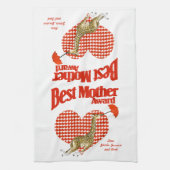 Beste moederonderscheiding theedoek (Verticaal)