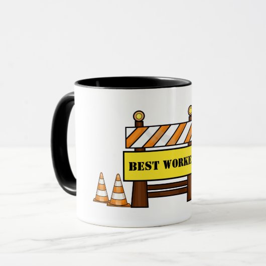 Beste Mok van de Arbeider voor Bouwwerk (Voorkant links)