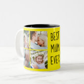 Beste Mok voor aangepaste foto's van mama ooit (Voorkant links)