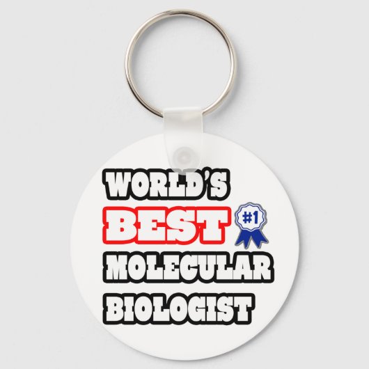 Beste moleculaire bioloog ter wereld sleutelhanger (Voorkant)