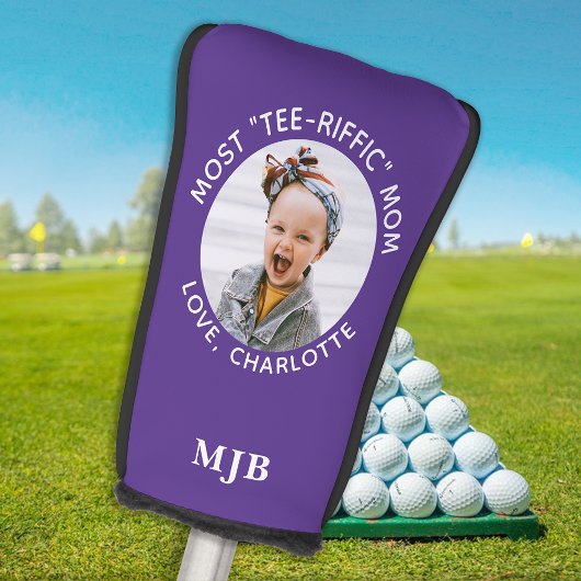 Beste MOM Aangepaste Foto Gepersonaliseerd Monogra Golfheadcover