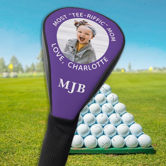 Beste MOM Aangepaste Foto Gepersonaliseerd Monogra Golfheadcover