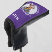 Beste MOM Aangepaste Foto Gepersonaliseerd Monogra Golfheadcover (3/4 voorkant)