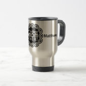 BESTE MOM aangepaste monogram mokken (Voorkant rechts)