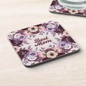 Beste Mom Beige Lavendel Onderzetter Set (Linkerzijde)