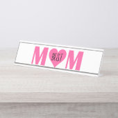 "Beste MOM" Bureau Naambordje (Voorkant)
