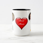 Beste Mom Coffee Mok foto's personaliseren (Center)