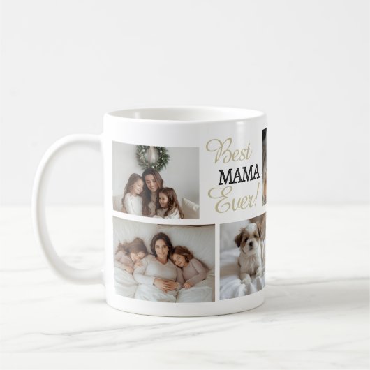 Beste Mom Custom Photo Mok - Cadeaus voor Mom (Links)
