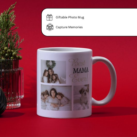 Beste Mom Custom Photo Mok - Cadeaus voor Mom