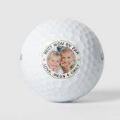 BESTE MOM DOOR PAR Persoonlijke Golf Balls Golfballen (Voorkant)