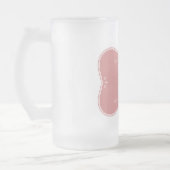 BESTE MOM EVER!PINK LIJST FROSTED GLASS BEER MOK (Links)