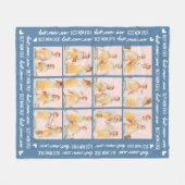 Beste MOM Ever Stylis 6 Fotocollage Moederdag Fleece Deken (Voorkant (Horizontaal))