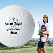 Beste Mom Fun Golfer Moederdag Green Set Golfballen
