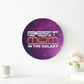 Beste MOM in de galaxy acrylwandklok Grote Klok (Huis)