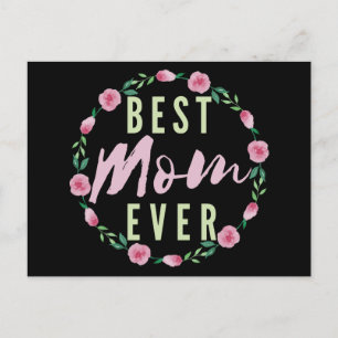 BESTE MOM OOIT - BESTE FLORISTISCHE MOEDER'S BRIEFKAART